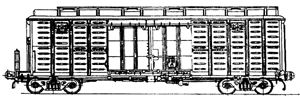 Крытый вагон 11-264